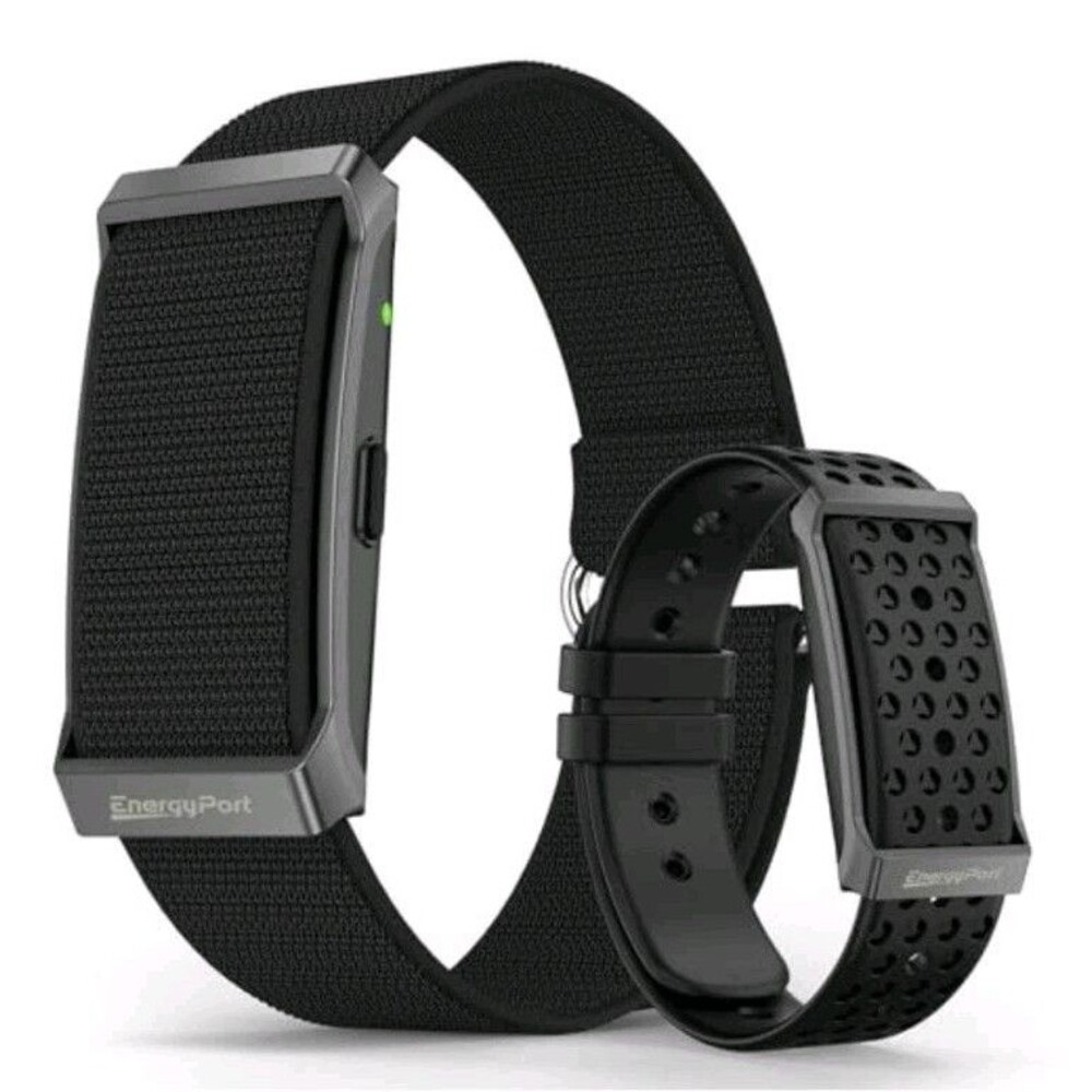 EnergyPort Smart Bracelet Fitness Tracker HR BP Sleep Monitor Black